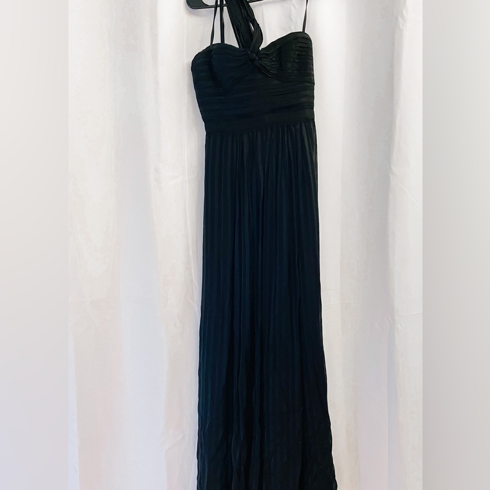 Bcbg black formal floor length dress size 4p